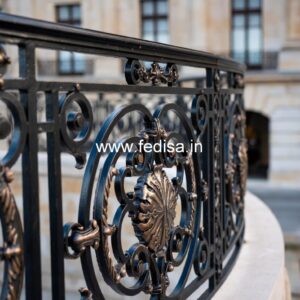 Modern Brass Railing For Interior Spaces Stairs Grill Design In Steel With Glass