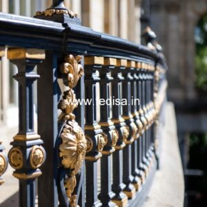 Custom Brass Balcony Railing Design Fire Stair Design