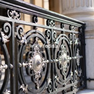 Stylish Brass Handrail Design For Staircase Decorating Under Stairs Space