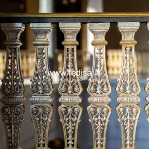 Stylish Brass Railing Design For Interiors Duplex Round Stairs