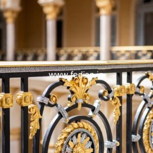 Designer Brass Balcony Railing Collection Cottage Staircase Design