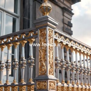 Brass Staircase Handrail With Classic Touch Stair Way Design