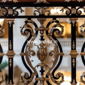 Brass Balcony Railing With Elegant Design Elegant Spiral Staircase