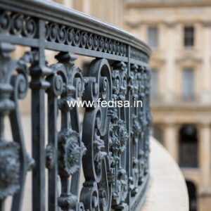 Designer Brass Staircase Railing With Custom Patterns Sidhi Ka Grill Ka Design