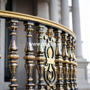 Premium Brass Balcony Railing For Contemporary Homes Cork Stairs Design