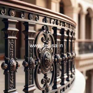 Modern Brass Staircase Railing With Glass Inserts Home Entry Stairs Design