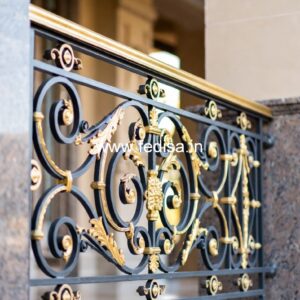 Brass Balcony Railing Design For Luxury Interiors Steel Jina Railing