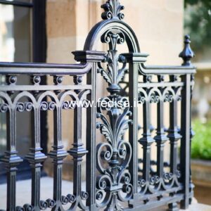 Designer Brass Staircase Railing With Fine Finish Pergola Design For Staircase