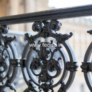 Premium Brass Balcony Railing For Designer Interiors Italian Marble Staircase Design