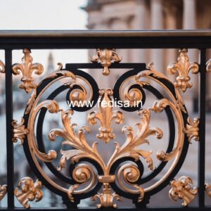 Elegant Brass Handrail Design For Interior Decor Double Helical Stairs