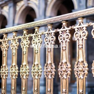 Luxury Brass Railing Design For Modern Villas Pop Design On Stairs