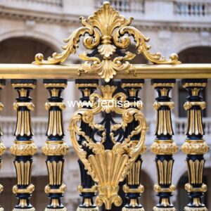 Antique Brass Handrail Design For Classic Villas Ferris Rafauli Staircase