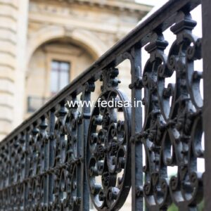 Designer Brass Staircase Railing For Luxury Homes Modern Curved Stair Railing