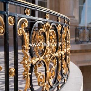 High-end Brass Staircase Railing Design Stair Grill Design For House