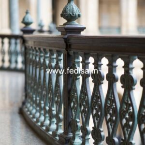 Luxury Brass Railing Design With Detailing Zaha Hadid Stairs Design