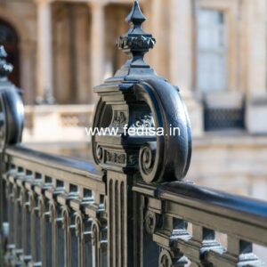 Ornamental Brass Railing Design For Classic Homes Attic Stair Design