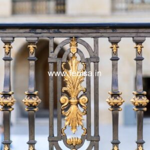 Decorative Brass Stair Railing For Villas Stairs Design For Home Outside
