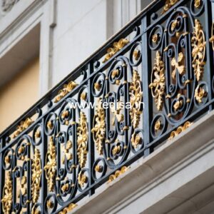 Traditional Brass Railing Design For Indian Homes Living Room Staircase Wall Design