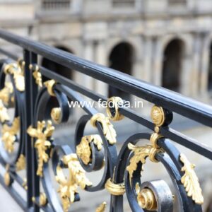 Antique Brass Railing Design For Classic Interiors House Staircase Railing Design
