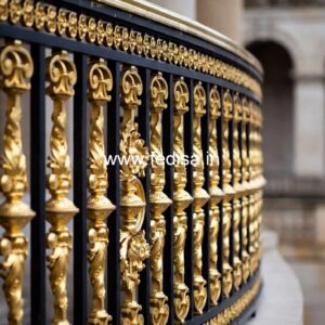 Luxury Brass Balcony Railing Design Collection Different Stair Layouts