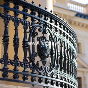 Custom Brass Stair Railing Design Outer Staircase Grill Design