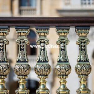 Traditional Brass Balcony Railing Design New Design Stair Railing