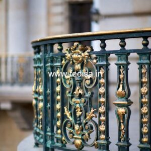 Decorative Brass Stair Railing Design Staircase Design For Home Outside