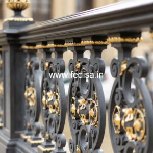 Luxury Brass Handrail Design For Interior Decor Simple Staircase Handrail Design