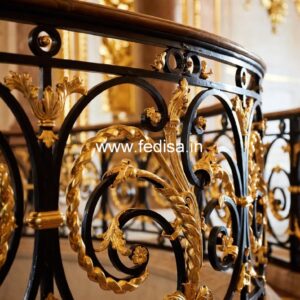 High Quality Brass Balcony Railing For Home Exterior Step Jeena Design