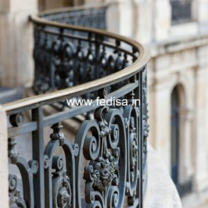 Minimalist Brass Railing Design For Modern Interiors Cabinet Design In Stairs
