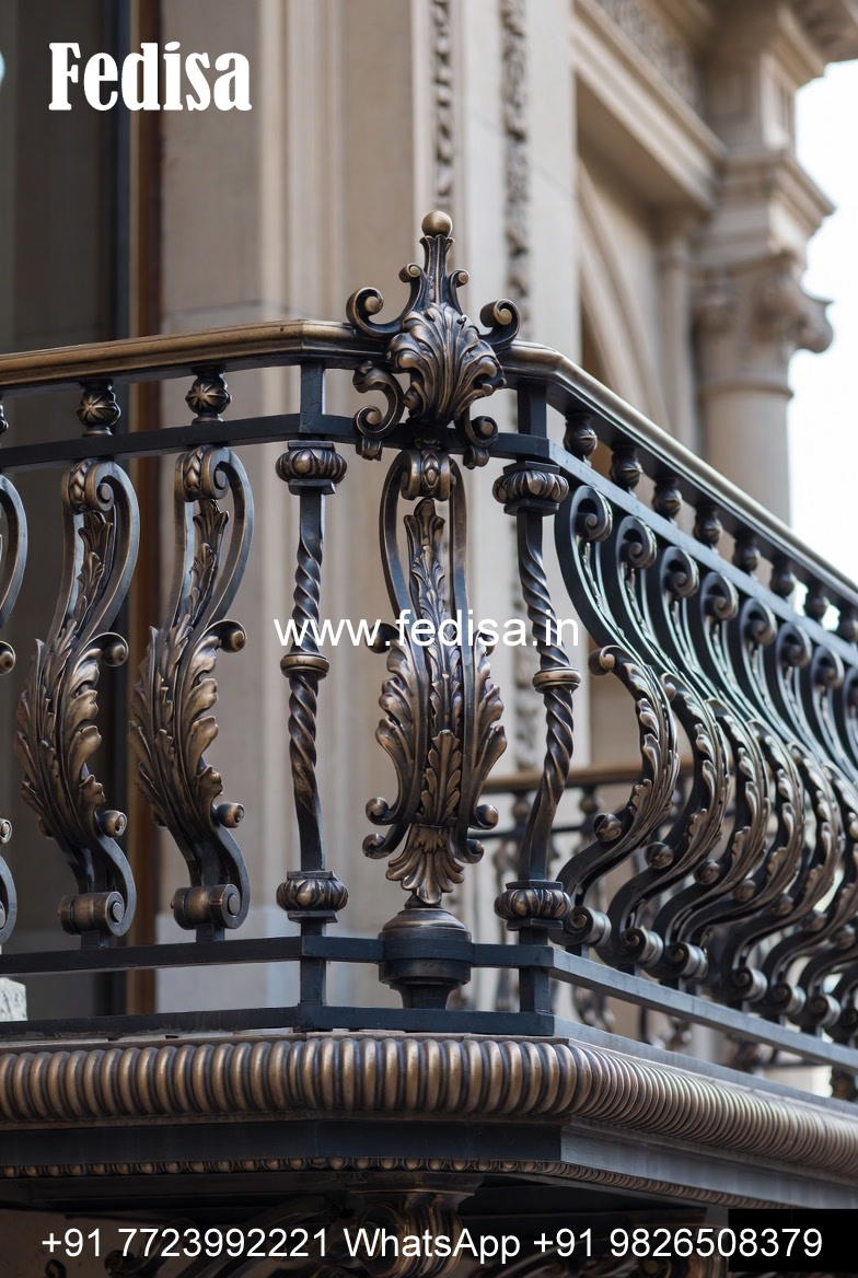 Unique Brass Balcony Railing Design Concepts Modern House Ladder Design