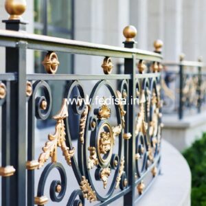 Custom Made Brass Balcony Railing Designs Floating Modern Stairs