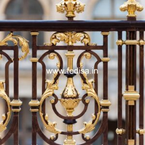 Stylish Brass Stair Railing For Interior Design Steel Stairs Design Price