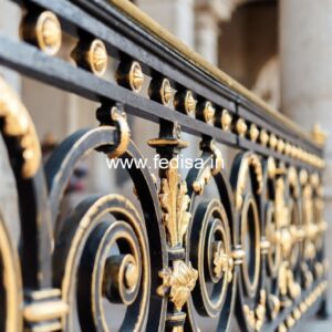 Elegant Brass Handrail Design For Premium Spaces Staircase Casting Design