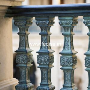 Luxury Brass Balcony Railing With Elegant Finish Railing Design For House Front