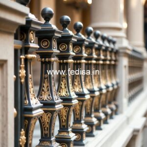 Decorative Brass Balcony Railing For Interior Design Terrace Railing Design