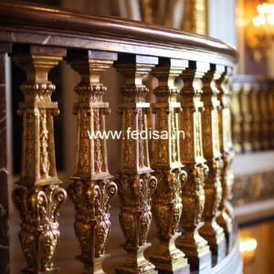 Premium Brass Handrail Design For Modern Spaces Tubular Railings Design For Terrace