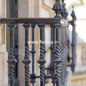 Antique Brass Balcony Railing Design For Interiors Pipe Railing Design