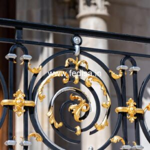 Designer Brass Railing Design For Contemporary Homes Iron Pipe Railing Design For Roof