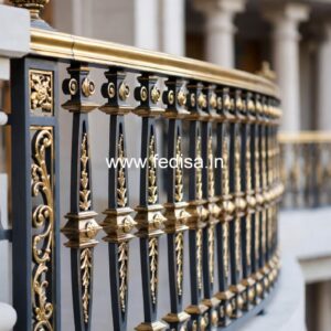Brass Balcony Railing Design With Classic Appeal Steel Railing Design For Balcony Price