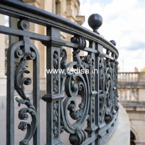 Stylish Brass Staircase Railing With Decorative Finish Iron Stair Railing Design