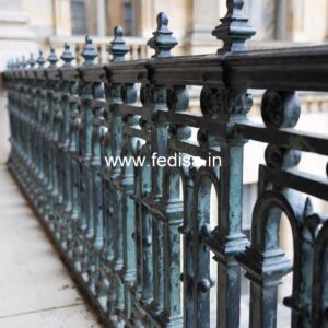 Elegant Brass Balcony Railing For Designer Interiors Steel Glass Railing Design