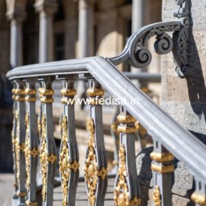 Stylish Brass Staircase Railing For Modern Projects Railing Plaster Design