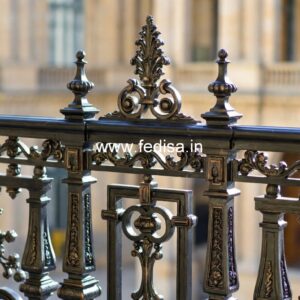 Premium Brass Stair Railing For Luxury Interiors Lohe Ki Railing Pipe Wali