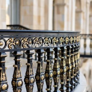 Antique Brass Handrail Design For Classic Villas Steel Design Railing