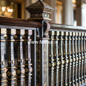 Decorative Brass Staircase Railing With Fine Finish ETA Ki Railing