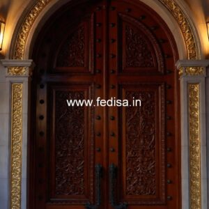 Mahogany Classic Doors Latest Sagwan Door Design No-10762