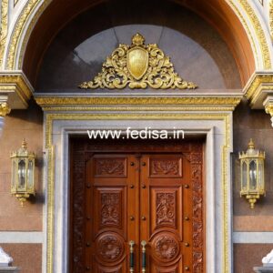 Traditional Carved Wooden Front Door Ideas Main Door Elevation No-10780