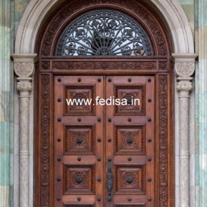 Front Entrance Classic Door Iron Jali Door Design No-10815