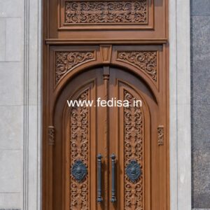 Traditional Carved Wooden Front Door Ideas Welding Door Design No-10821